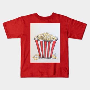 Bucket of Popcorn Kids T-Shirt